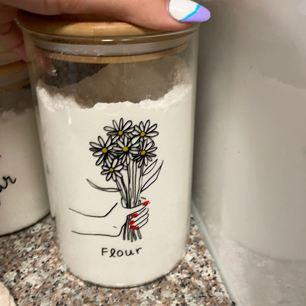 flour storage container from urban outfitters